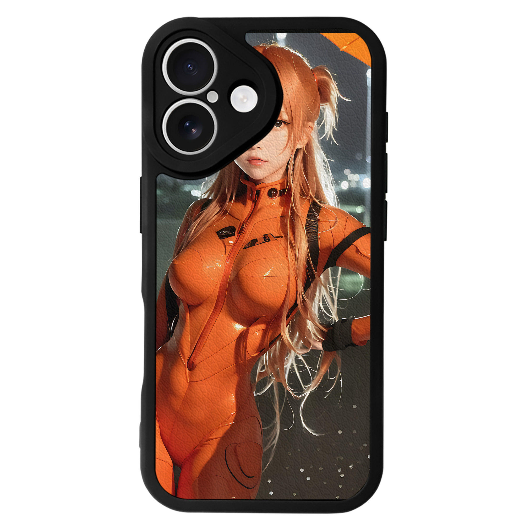 （画像用） EVA 新世紀エヴァンゲリオン 【iPhone 16シリーズ対応】シリコンスマホケース（レザー調） 材質：シリコン